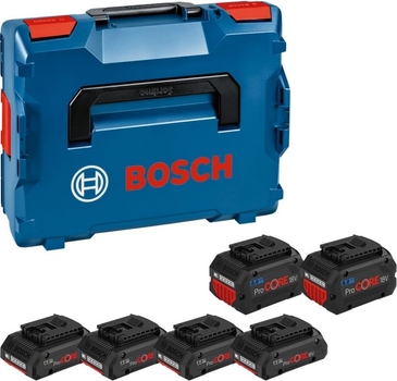 Zestaw akumulatorów Bosch 4 x ProCORE 18V 4.0 Ah + 2 x ProCORE 18V 8.0 Ah Professional (1600A02A2T)