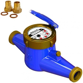 Счетчик холодной воды Gross 1" (25) MTK-UA-25 R80 (сухоход) с гайками