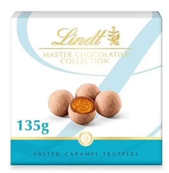 Шоколадные конфеты трюфели Lindt Master Chocolatier Salted Caramel Truffles Box 135г