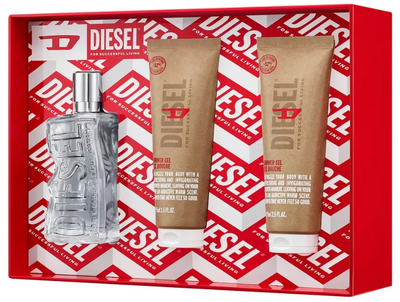 Zestaw dla mężczyzn Diesel D Woda toaletowa 100 ml + Żel pod prysznic 75 ml x 2 szt (3614273955454)