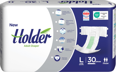 Підгузки для дорослих Holder Adult Diapers Large 30 шт (8697405344420)