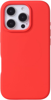 Панель Evelatus Premium MagSafe Soft Touch Silicone Case для Apple iPhone 16 Pro Red (4752192090609)
