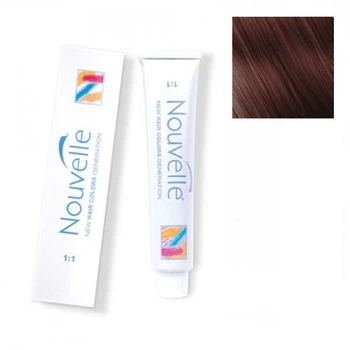 Крем-фарба для волосся Nouvelle Hair Color 4.45 кава 100 мл