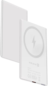 УМБ Evelatus Super Slim Magnetic Wireless 5W 3000 mAh White (4752192098964)