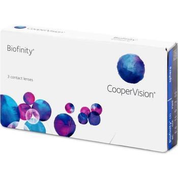 Лінзи безперервного носіння CooperVision Biofinity -0.75 3 шт.