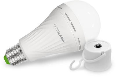 Светодиодная лампа с аккумулятором EUROLAMP LED A70 1200mAh 10W E27 4500K