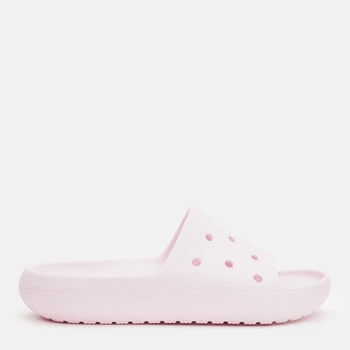 Женские шлепанцы для пляжа Crocs Classic Slide v2 PkM 209401-6ZW 36-37 (M4/W6) 22 см Pink Milk (198445106354)