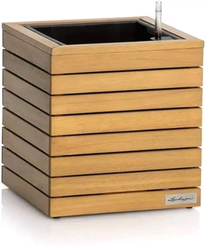 Вазон Lechuza Palo Natural Wood, низкий (16770-4008789167705)