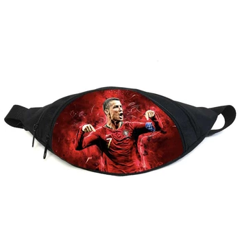 Сумка бананка Кріштіану Роналду футбол (GB - Football 02) Gear Bag чорна