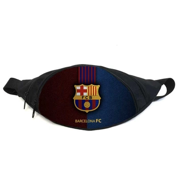 Сумка бананка ФК Барселона (GB - FC Barcelona 04) Gear Bag чорна