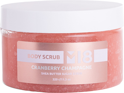 Скраб для тела M18 Winter Collection Body Scrub Cranberry Champagne 320 г (4820222774123)