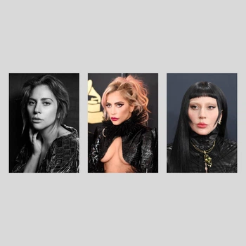 Набір постерів Леді Гага / 3 шт А3 / Плакати Lady Gaga