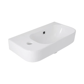 Раковина Qtap Tern 450х260х155 White QT17115117LWN