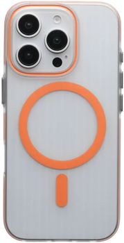 Панель Evelatus Suitcase MagSafe Case для Apple iPhone 16 Transparent Orange (4752192092542)