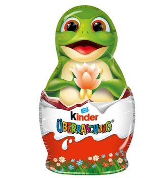 Шоколадная фигурка Kinder Überraschung лягушка 36 г