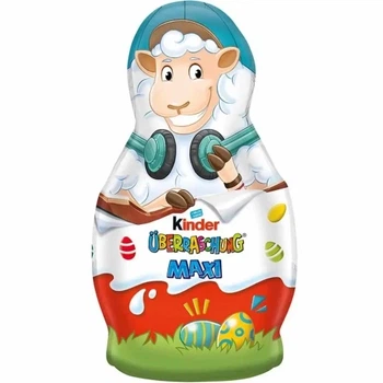 Шоколадная фигурка Kinder Maxi Blue с игрушкой 140 г