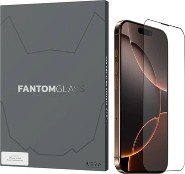Захисне скло iLera Fantom Glass для Apple iPhone 16 Pro Black (iLFant16PR)