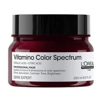 Маска Serie Expert Vitamino Color Spectrum для блиску та збереження колірного спектру фарбованого волосся 250 мл