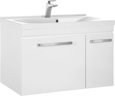 Тумба подвесная NORWAY Catarina-1200 M102120 белая с умывальником