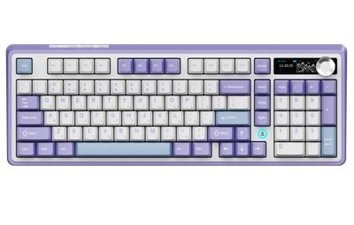 Клавиатура беспроводная Ajazz AK980 Clear Sky Switch Purple (AK980-CS-PWB)