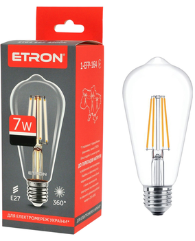 Светодиодная лампа ETRON ST64 7W E27 4200K 1-EFP-164