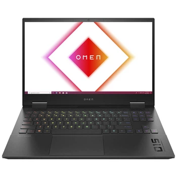 Ноутбук 15.6" HP Omen 15-EK0013DX: Intel Core i7-10750H, DDR4 16 GB, SSD 256 GB, nVidia GeForce RTX 2060, IPS, Full HD, Key Light, Б/В