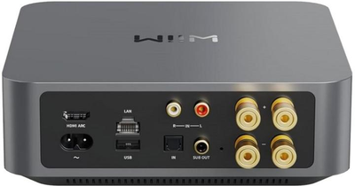 Музичний стример з підсилювачем WiiM Amp Space Gray (CWIIMAMPBLCK)