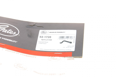Патрубок радіатора пічки Renault Kangoo 1.9D 97- 02-1720 GATES