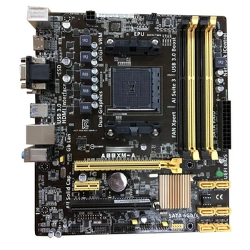Материнская плата Socket FM2+ ASUS A88XM-A USB 3.1 / SATA 3 ( sFM2+ / FM2, 4 СЛОТА DDR3, AMD A88X ) Б/У
