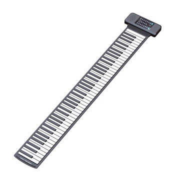 Roll Up Piano на 88 клавиш портативное складное пианино для навчання гри або розваг вдома та в дорозі
