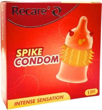 Презерватив Recare Spike Red з шипами та кульками 1 шт (ROZ6501053564)