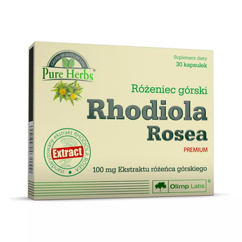 Родиола розовая Olimp Pure Herbs Rhodiola Rosea Premium, 30 капсул