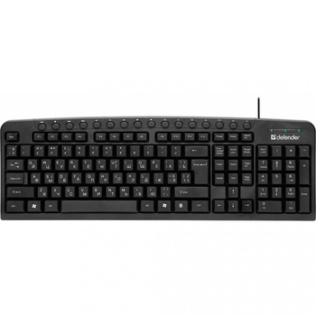 Клавіатура дротова Defender Focus HB-470 (45471)чорна