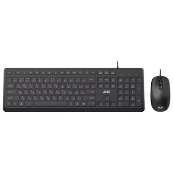Комплект бездротовий (клавіатура+мишка) 2E MK405 USB-A EN/UKR чорний