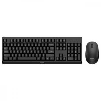 Комплект бездротовий Philips 6307 (клавіатура + мишка) UA чорний