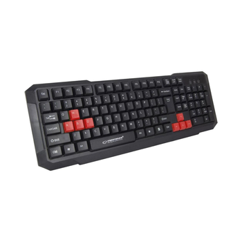 Клавiатура дротова ESPERANZA EGK102 Red