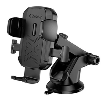 Держатель HOCO Gamble one-button Car holder H65 (center console) |4.5-7"| черный