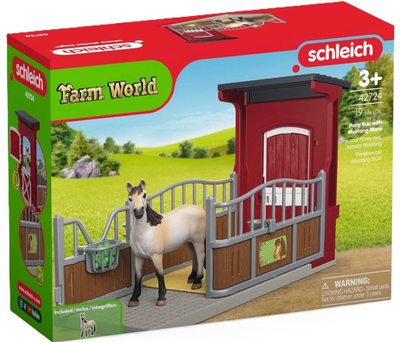 Ігровий набір Schleich Farm World Коробка для поні з кобилою мустангом 42724 (4069111003054) 