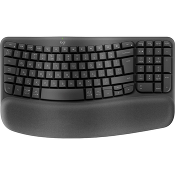 Клавіатура бездротова Logitech Wave Keys Wireless Graphite (920-012304) Сірий 25649