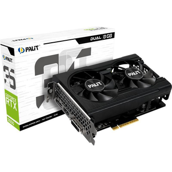 Відеокарта GF RTX 3050 8 GB GDDR6 Dual Palit (NE63050018P1-1070D) Black 27115