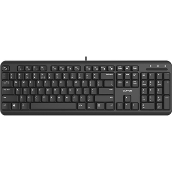 Клавіатура Canyon CNS-HKB02-RU Black USB Чорний 24924