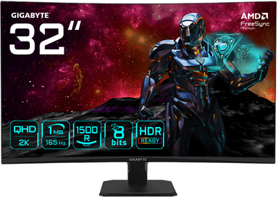 Монитор 31.5" Gigabyte GS32QC/GS32QC A
