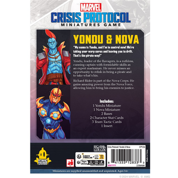 Набір фігурок для складання та розфарбовування Atomic Mass Games Marvel Crisis Protocol Nova & Yondu Character Pack CP126 (841333128333)