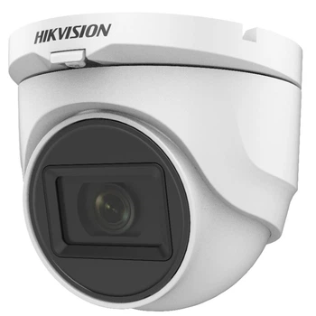 Купольная камера Hikvision 2 МП ИК подсветка 30 м HD-TVI для видеонаблюдения металл белая
