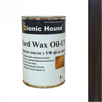 Масло для дерева Bionic House Hard Wax Oil - UV з твердим воском і УФ-захистом Палісандр