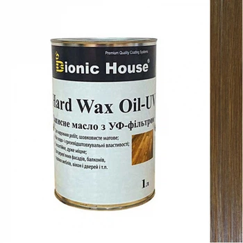 Масло для дерева Bionic House Hard Wax Oil - UV с твердым воском и УФ-защитой Орех