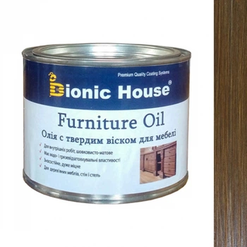 Масло для меблів Furniture oil Bionic House з твердим воском професійне Горіх 1 л.