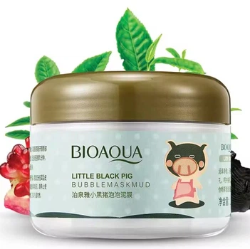 Маски для обличчя Bioaqua Маска для обличчя киснева, бульбашкова, очищаюча і відлущувальна BIOAQUA Carbonated Bubble Clay Mask