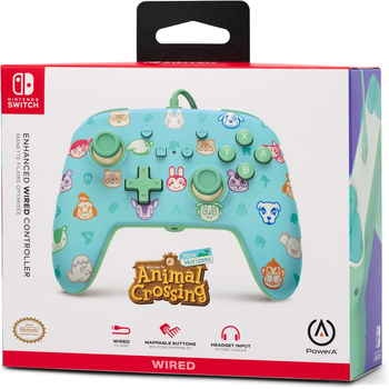 Контролер PowerA Nintendo Switch Animal Crossing (0617885024528)