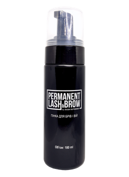 Очищуюча пінка для брів та вій Permanent Lash&Brow 180 мл